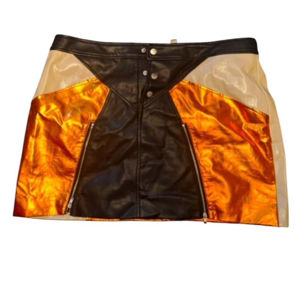 Metallic skirt